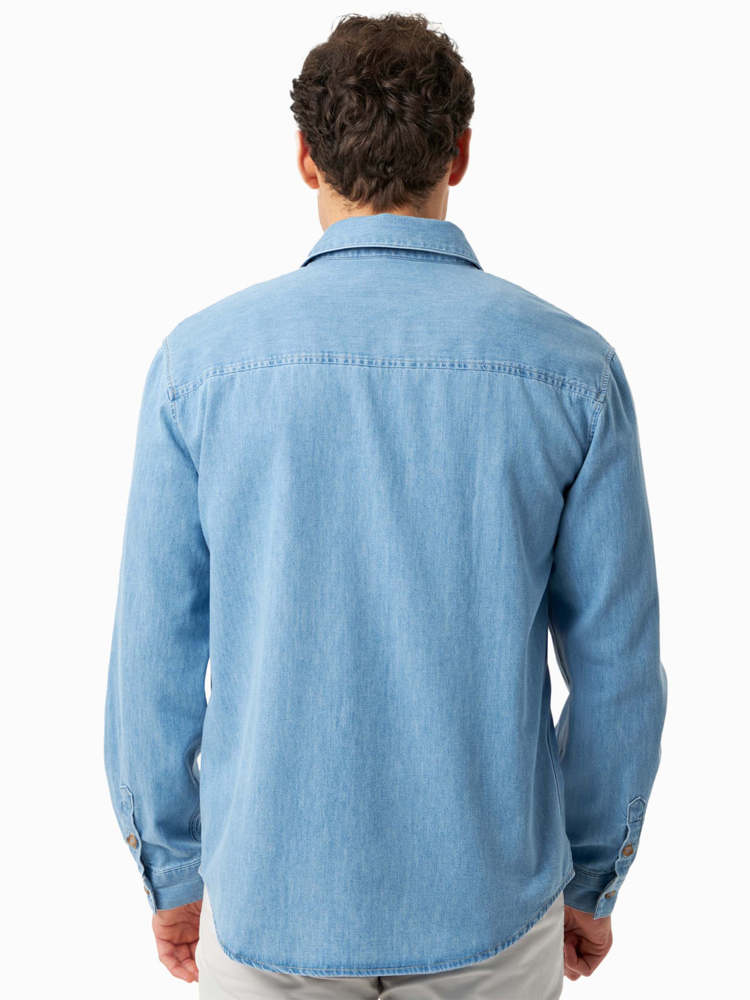 Organication Regular Fit Hemd in Blau