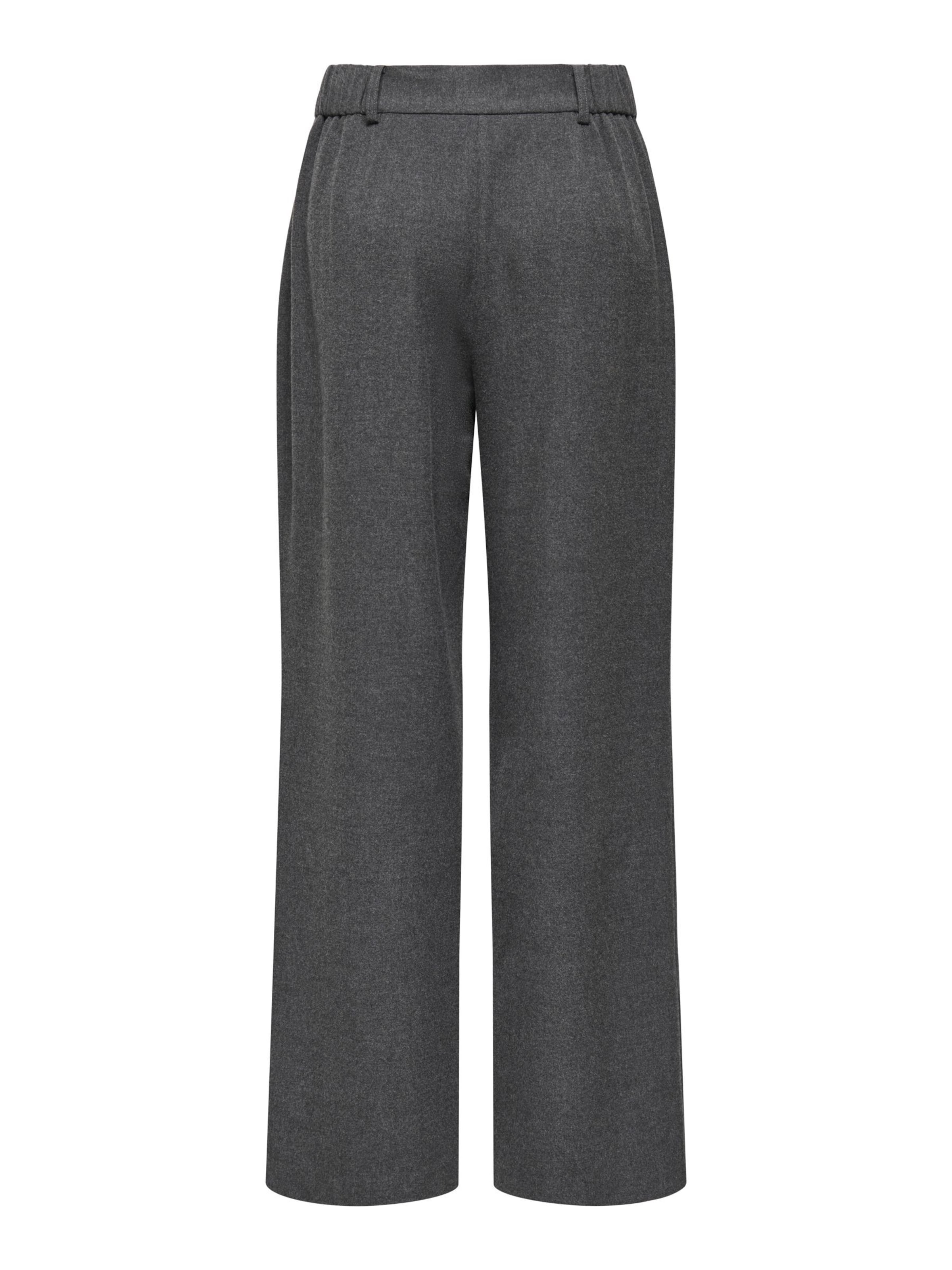 ONLY Regular Bandplooibroek 'ONLDeluxe' in Grijs