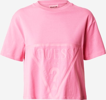 GUESS Tričko – pink: přední strana