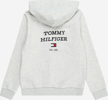 TOMMY HILFIGER Sweatjacke in Grau