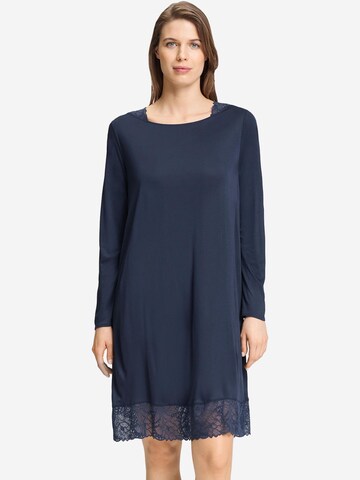 Hanro Nachthemd 'Azelia' in Blauw