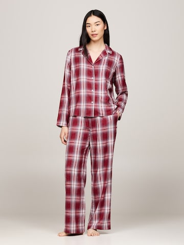 Pyjama Tommy Hilfiger Underwear en rouge : devant