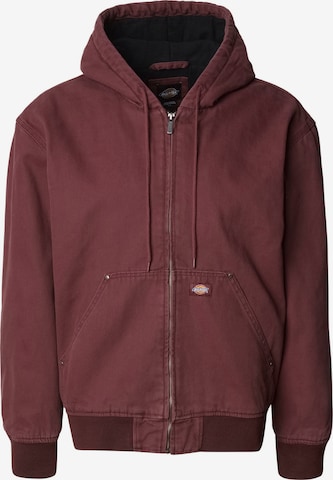 Veste de survêtement 'Hilham' DICKIES en rouge : devant