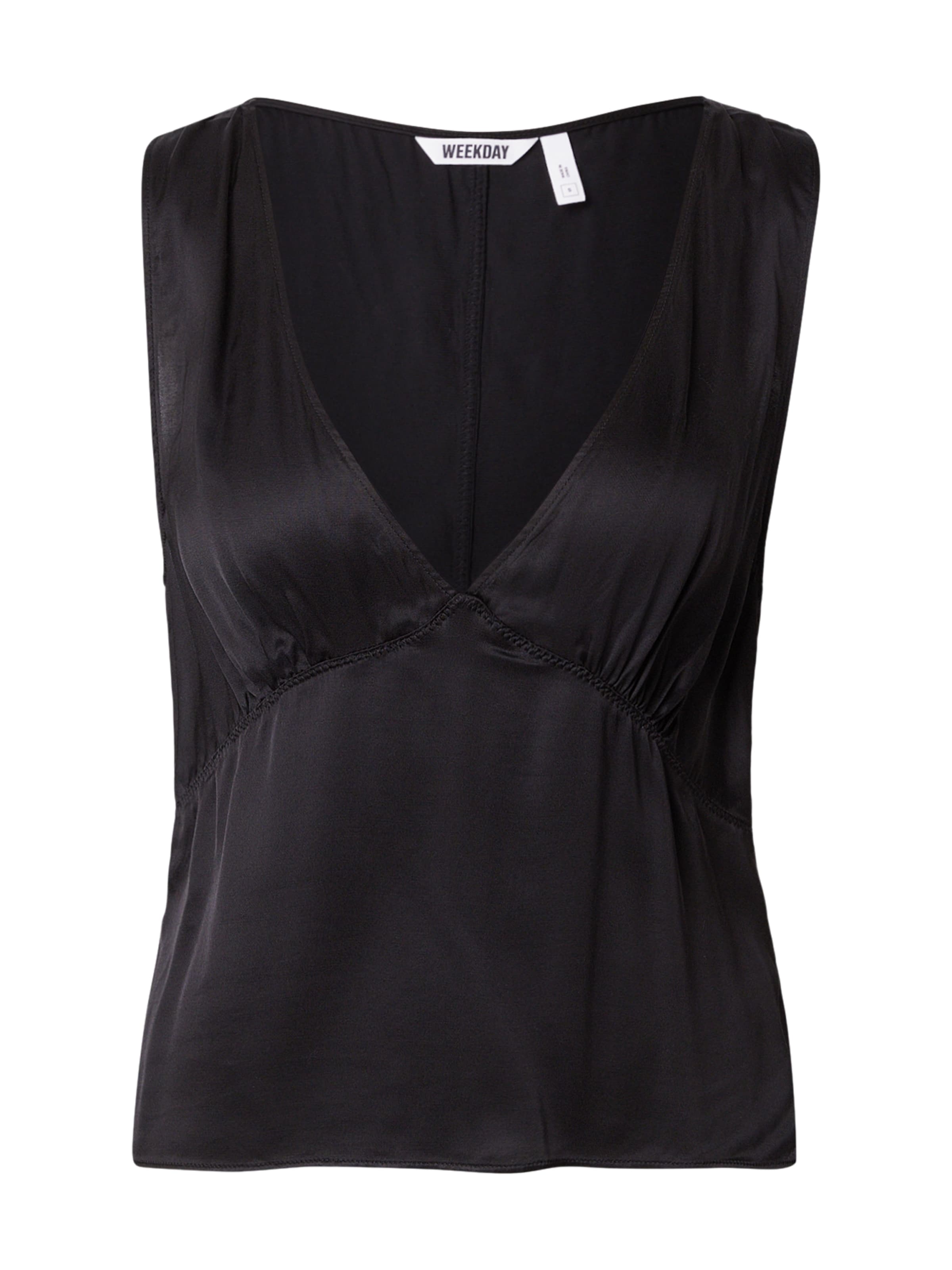 Top di WEEKDAY in nero: frontale