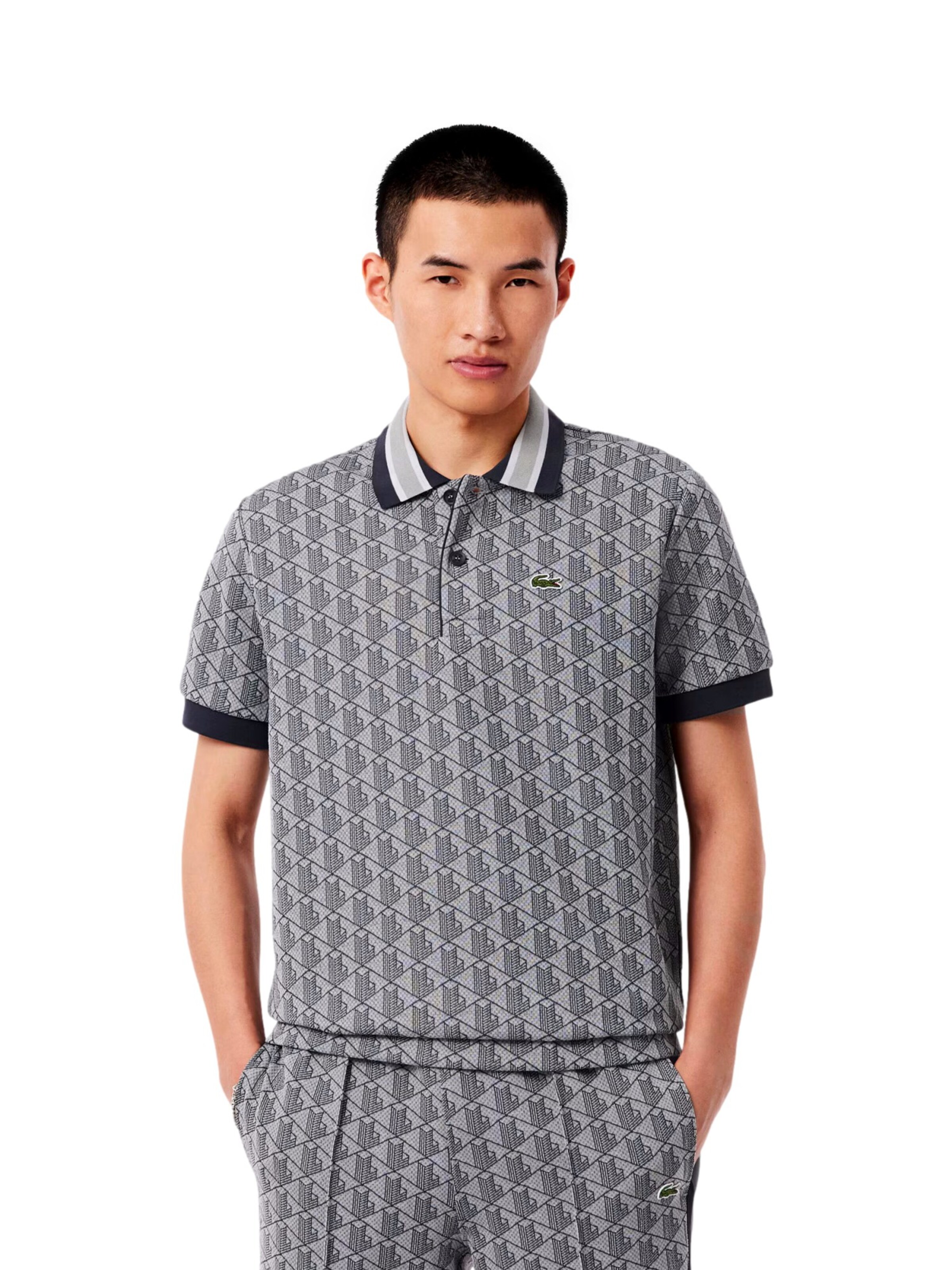 LACOSTE Shirt in Grey: front