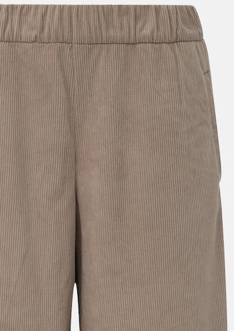 s.Oliver CURVE Wide leg Broek in Bruin: voorkant