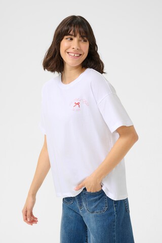 Kaffe Shirt 'Jenny' in White: front