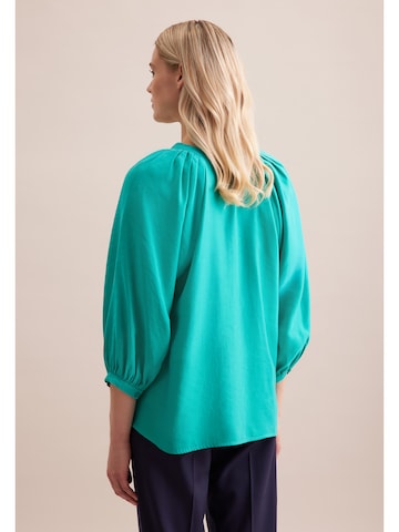 SEIDENSTICKER Bluse 'Schwarze Rose' in Blau