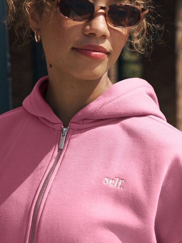 self. Tepláková bunda - Ružová