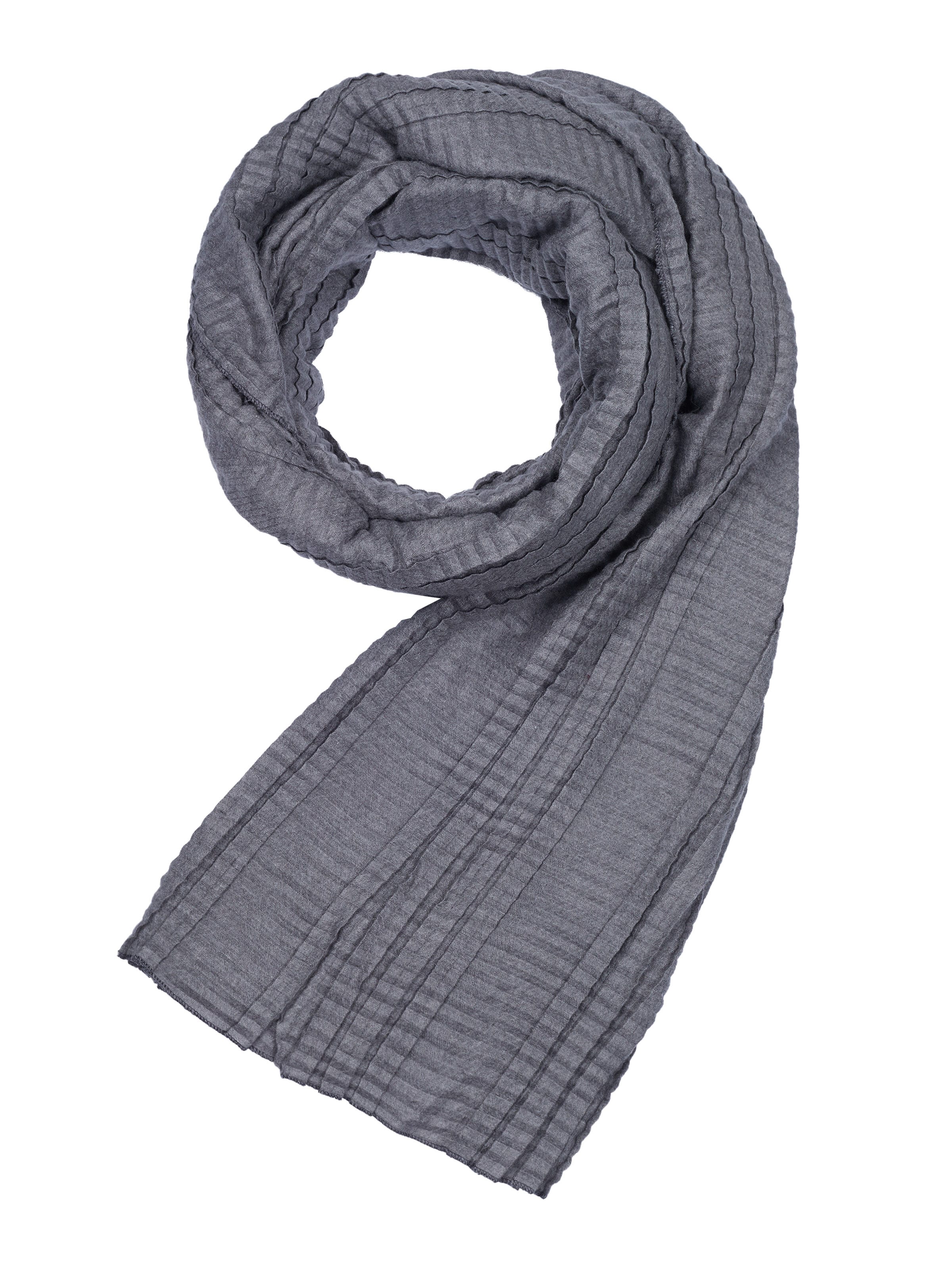 ARMANI Schal 'Emporio Armani Schal'‌‌‌ in Grau: Vorderseite