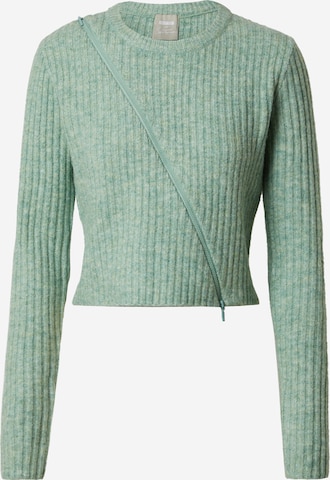ABOUT YOU x Sofia Tsakiridou Sweater 'Anni' in Green: front