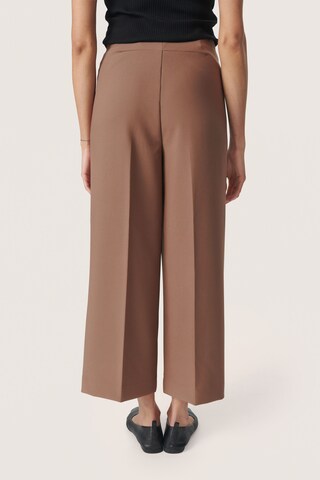 SOAKED IN LUXURY Wide Leg Hose 'Corinne' in Beige