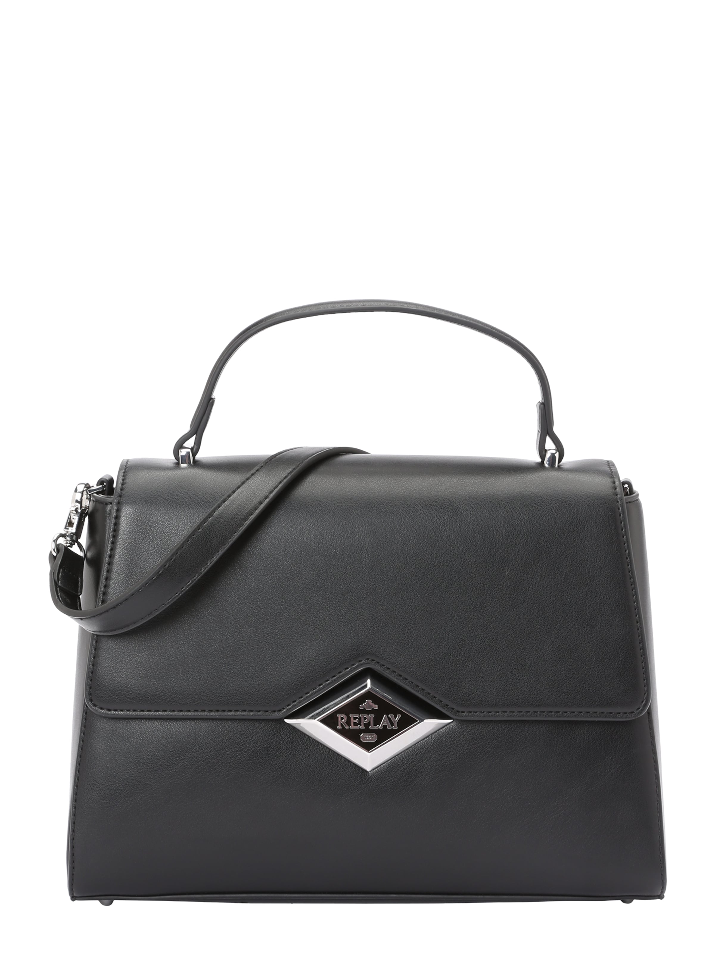 REPLAY Käekott, värv must: eest vaates