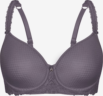 sassa T-shirt Bra in Grey: front