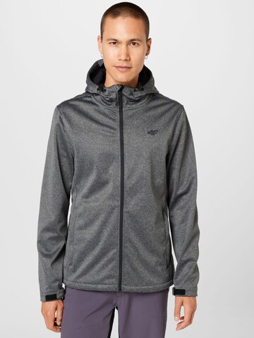 4F Athletic Jacket in Grey: front