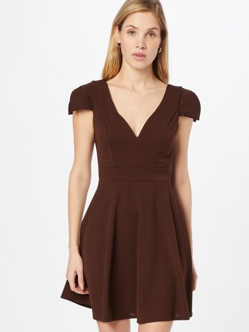 WAL G. Dress 'SHAKEELA' in Brown: front