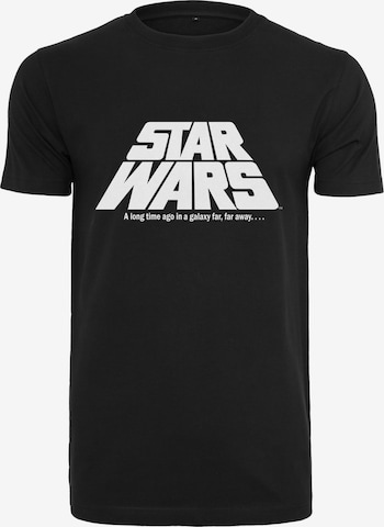 Merchcode T-Shirt 'Star Wars' in Schwarz: predná strana