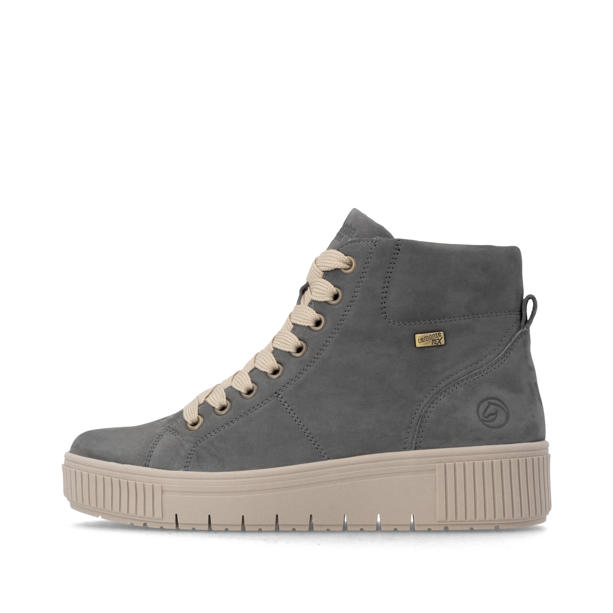 REMONTE Schnürstiefelette in Grau