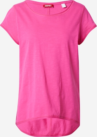 T-shirt ESPRIT en rose : devant