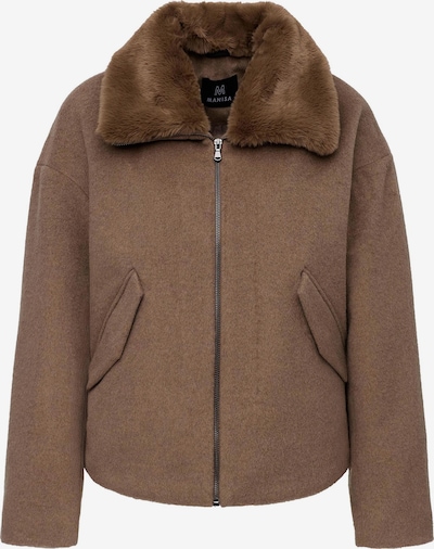 MANISA Between-Season Jacket 'Wolljacke' in XS in Caramel, Item view