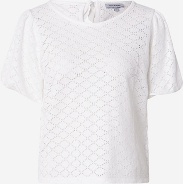 balta MORE & MORE Megztinis: priekis