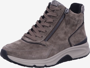 Gabor Rollingsoft Sneaker in Grau: Vorderseite
