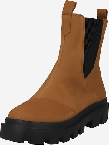 TOMS Chelsea boots 'ROWAN' in Bruin: voorkant