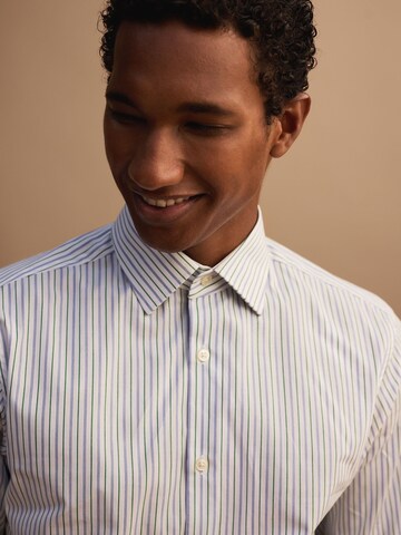 Next - Ajuste estrecho Camisa de negocios en blanco