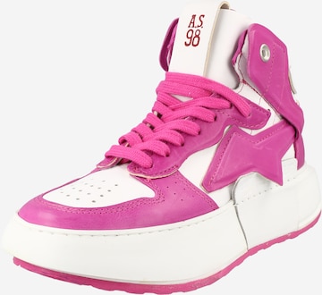 A.S.98 High-Top Sneakers 'HIFI' in Pink: front