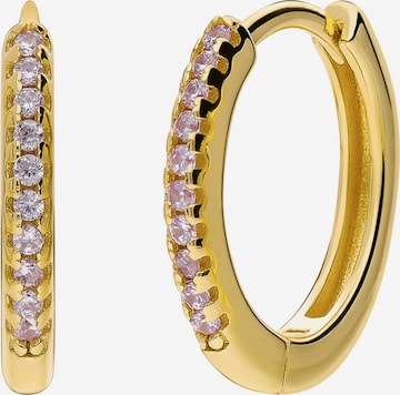 Lucardi Ohrringe in Gold: Vorderseite