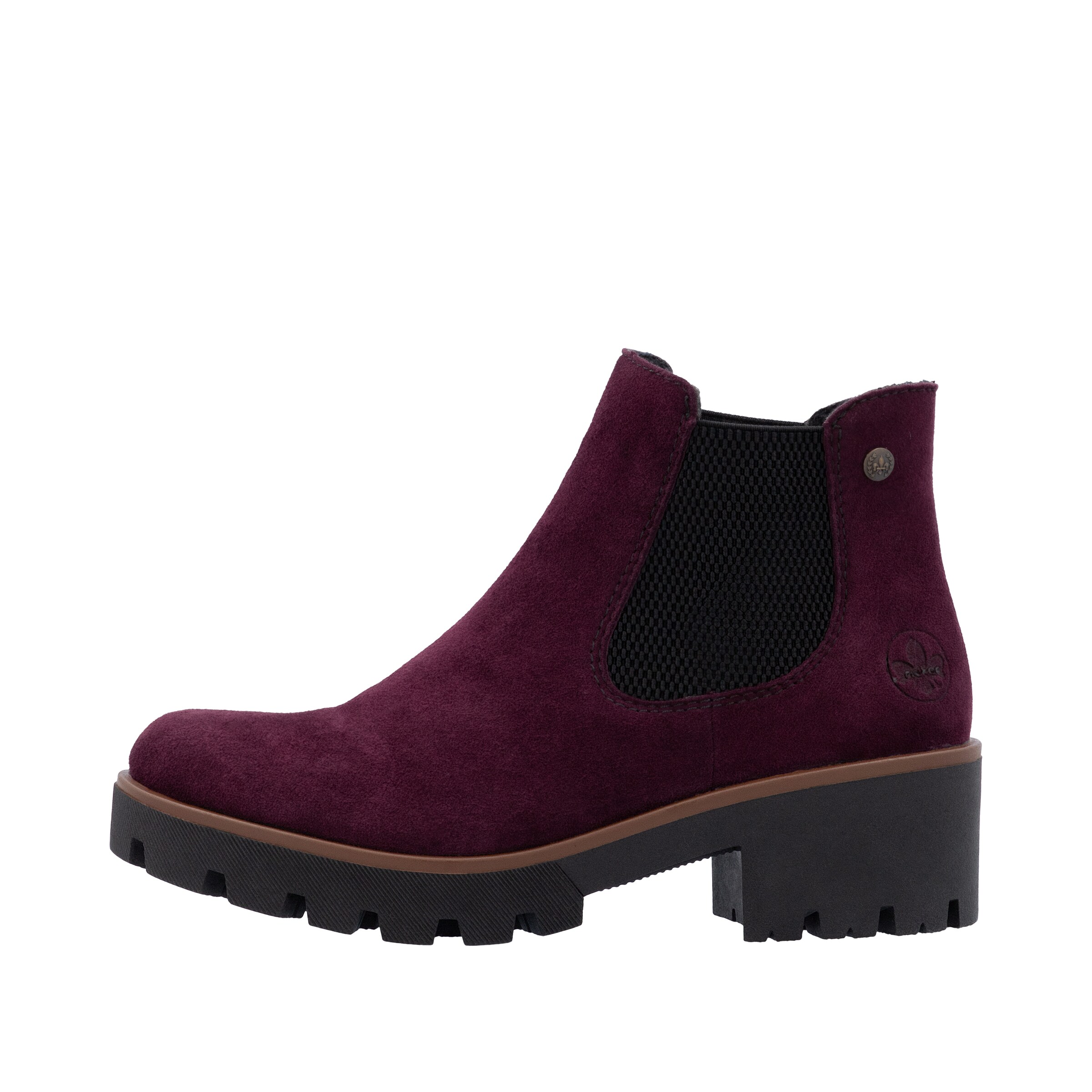 Chelsea Boots Rieker en rouge