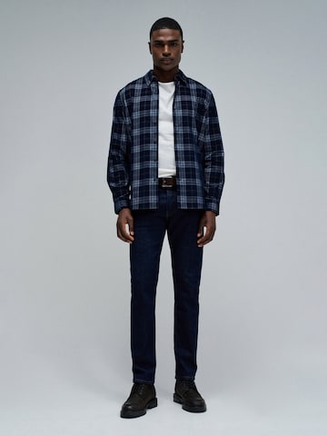 Salsa Jeans Regular fit Overhemd in Blauw