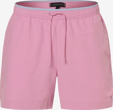 TOMMY HILFIGER Board Shorts in Pink: front