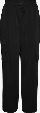 Pantalon cargo 'Pepper' VERO MODA en noir : devant
