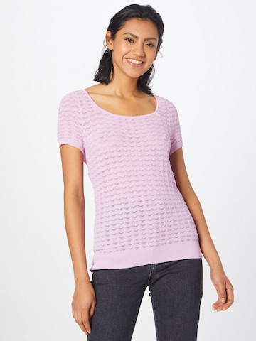 Pull-over System Action en rose : devant