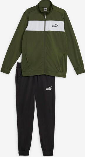 PUMA Tracksuit in Olive / Black / Off white, Item view