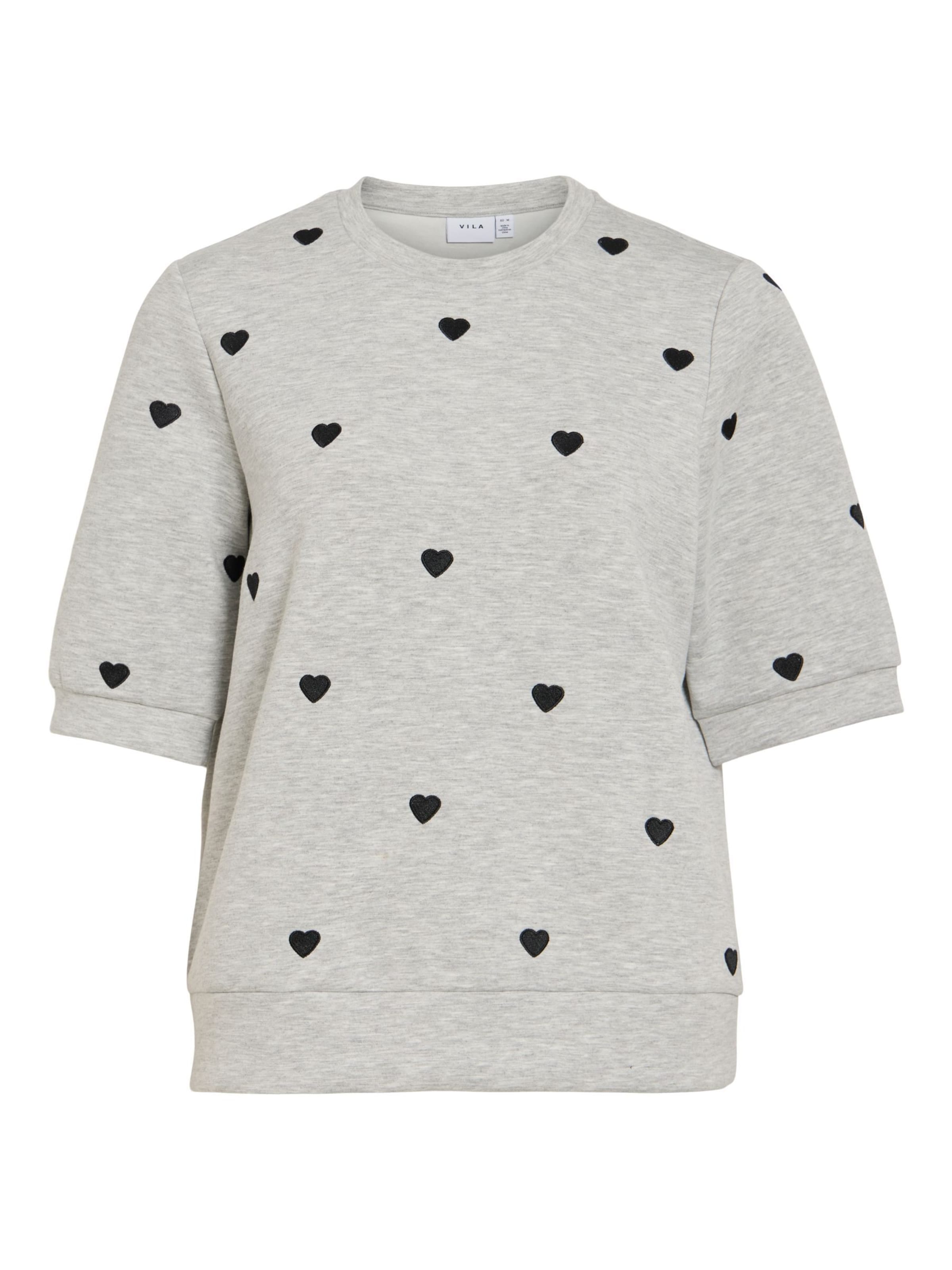 VILA Sweatshirt 'VISif' i grå: forside