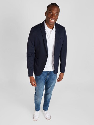 s.Oliver BLACK LABEL Slim fit Suit Jacket in Blue