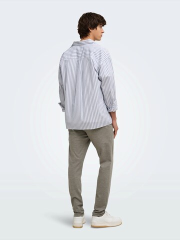 Only & Sons Tapered Bukser 'ONSMARK' i grå