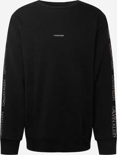 Calvin Klein Big & Tall Sweatshirt in Black / Silver, Item view