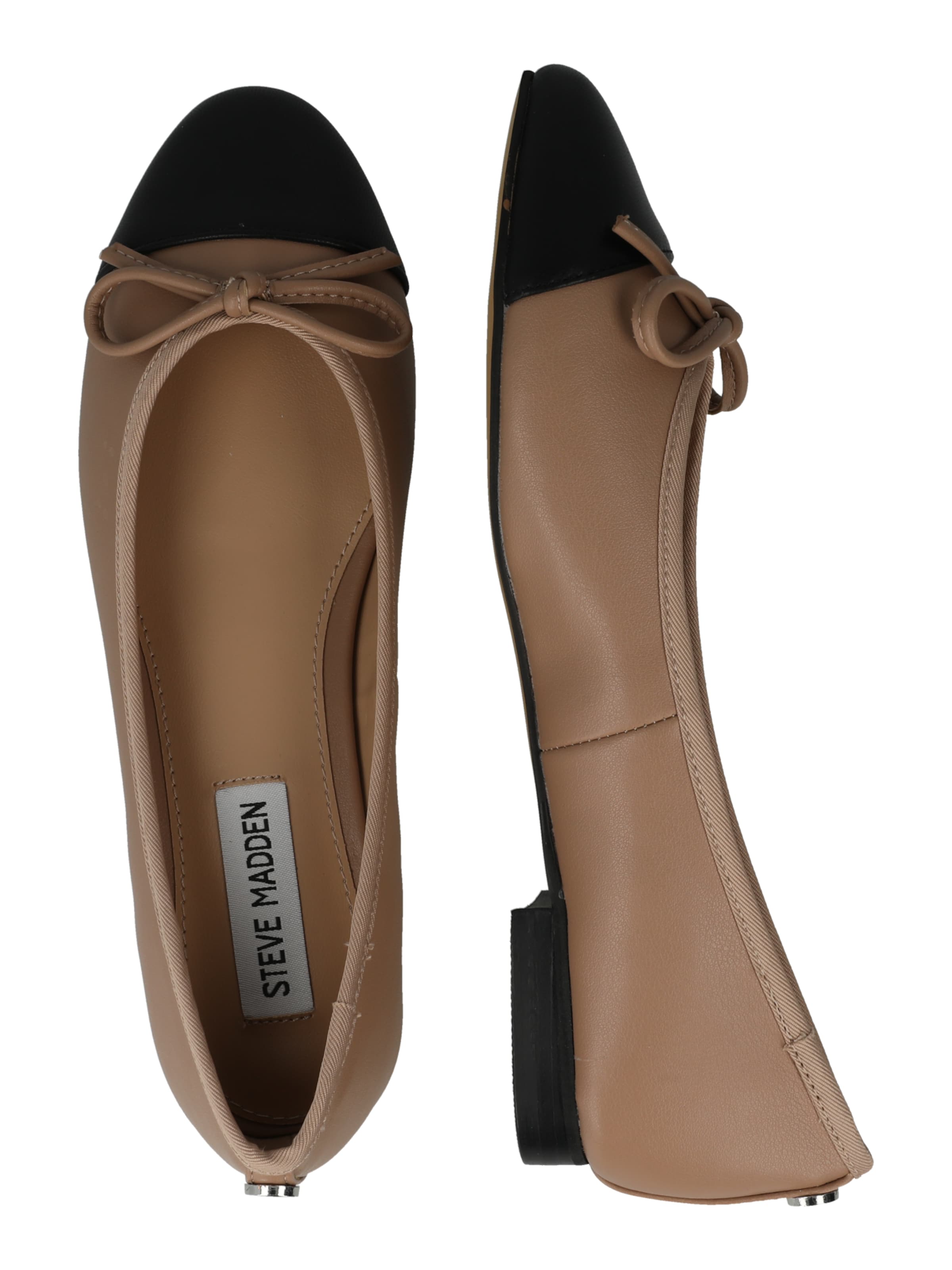 STEVE MADDEN Ballerina 'ELLISON' in Beige