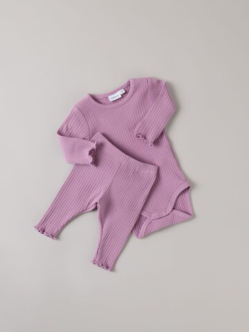 NAME IT Sparkedragt/Body i pink