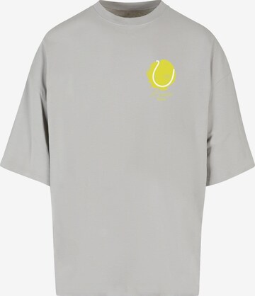 Maglietta 'Its Tennis Time' di Merchcode in grigio: frontale
