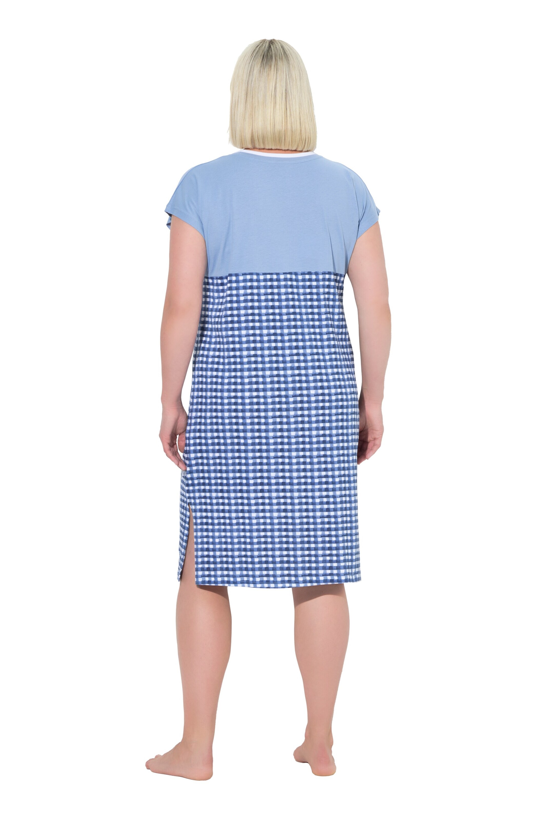 Ulla Popken Nachthemd in Blauw