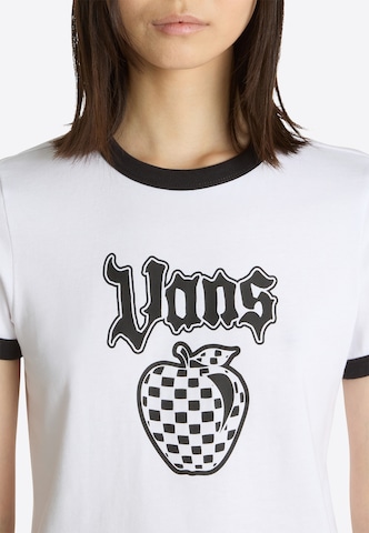 VANS Тениска 'Apple Boom Ringer' в бяло