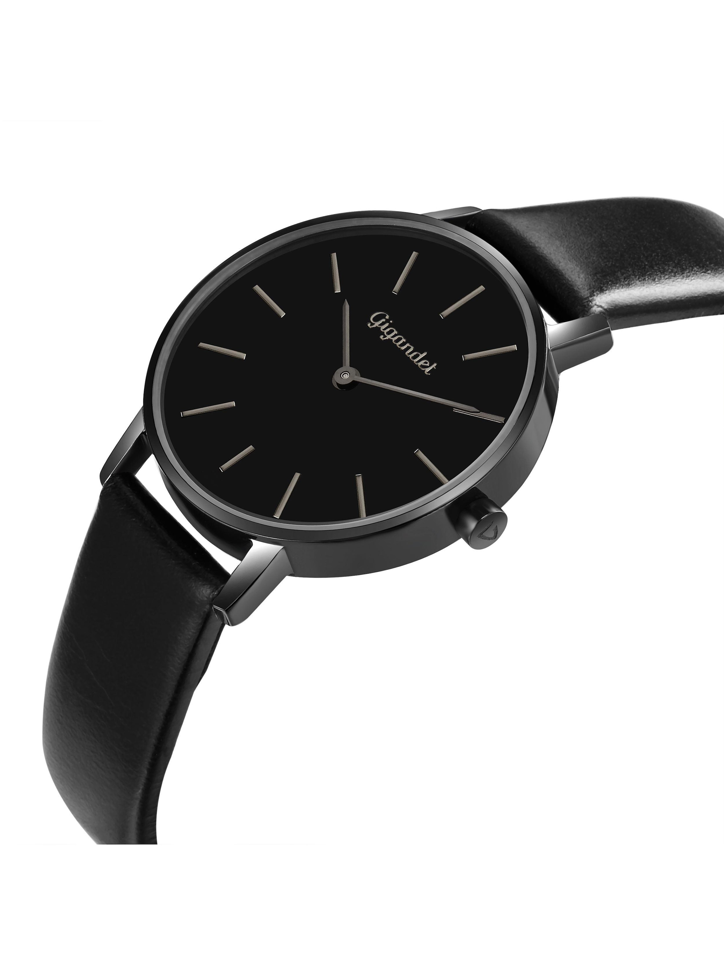 Gigandet Analog Watch 'MINIMALISM' in Black