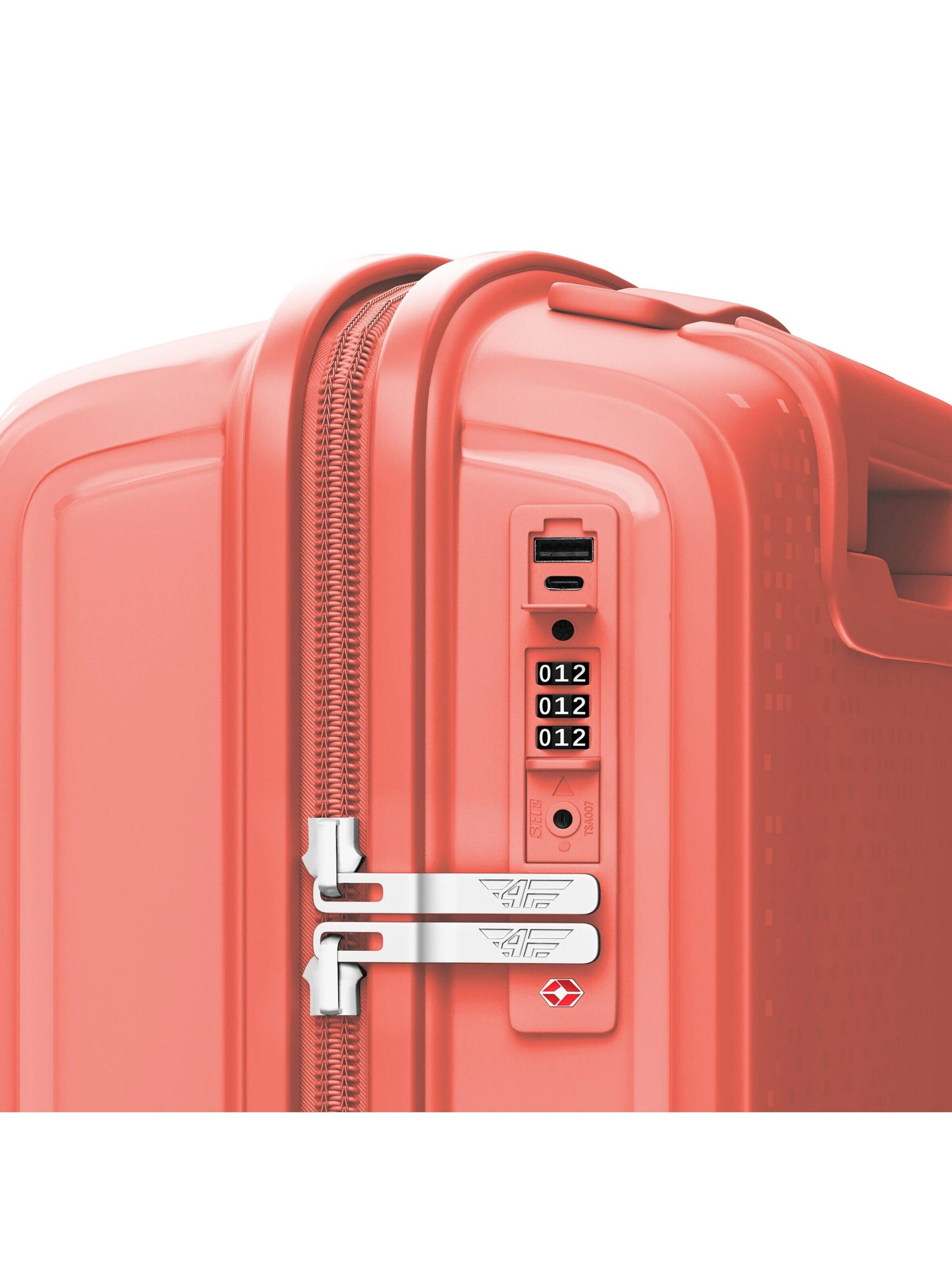 4FLY Suitcase Set 'Pixel' in Orange