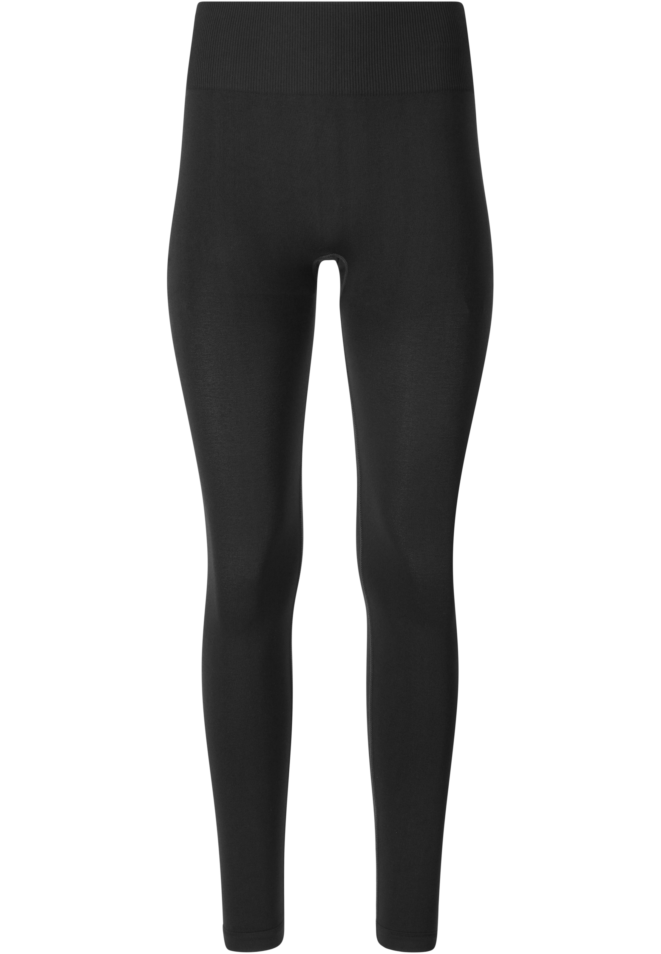 Athlecia Skinny Tights 'Vannida' in Schwarz: Vorderseite