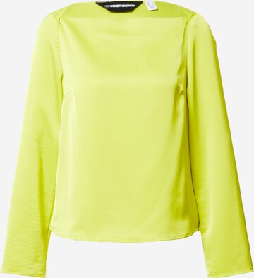 SOMETHINGNEW Blouse 'YVONNE' in Yellow: front