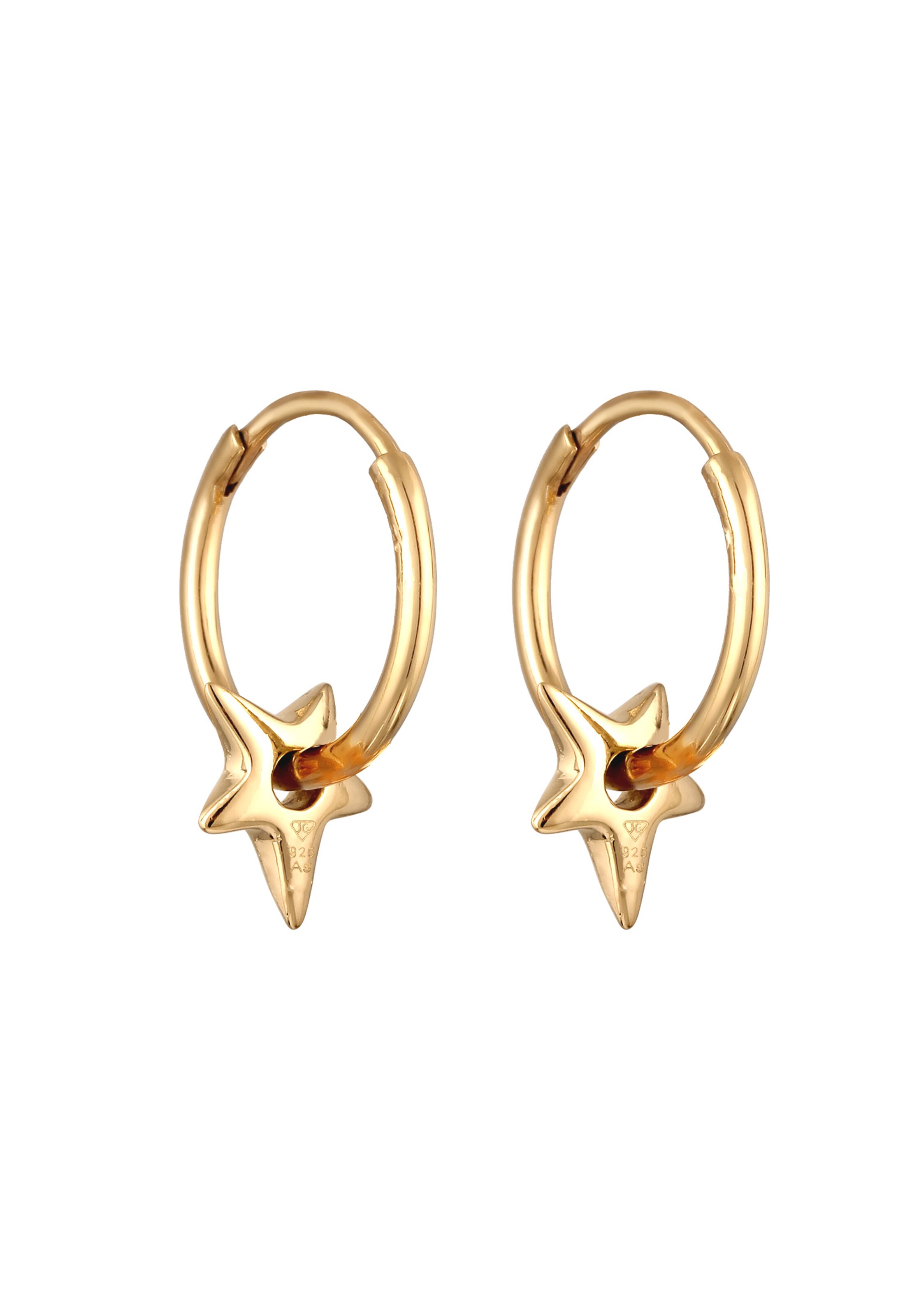 ELLI Ohrringe 'Sterne' in Gold